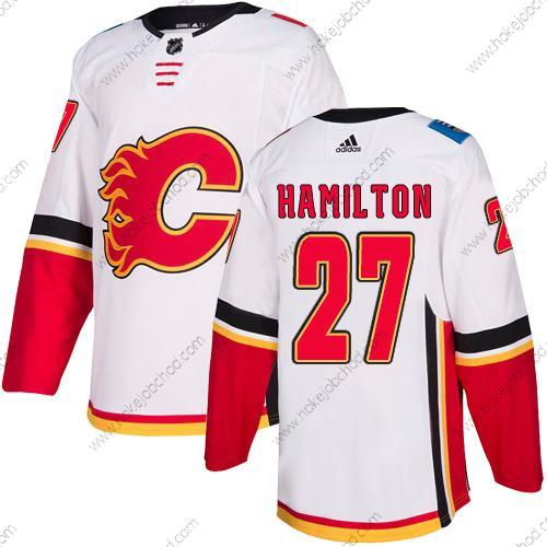 Adidas Muž Calgary Flames #27 Dougie Hamilto Bílý Venkovní Autentické NHL Dres