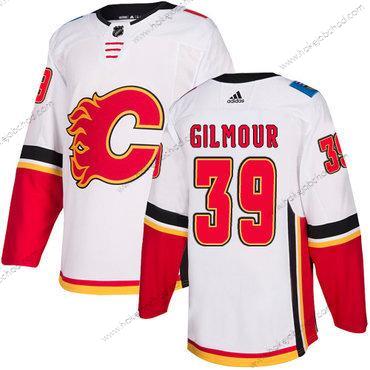 Adidas Muž Calgary Flames #39 Doug Gilmour Bílý Venkovní Autentické NHL Dres