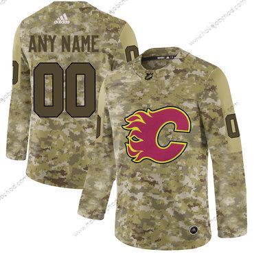 Adidas Muž Calgary Flames Přizpůsobené Camo Dres