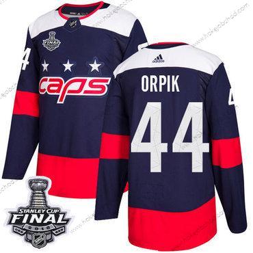 Adidas Muž Capitals #44 Brooks Orpik Námořnictvo Autentické 2018 Stadium Series Stanley Cup Final Sešitý NHL Dres