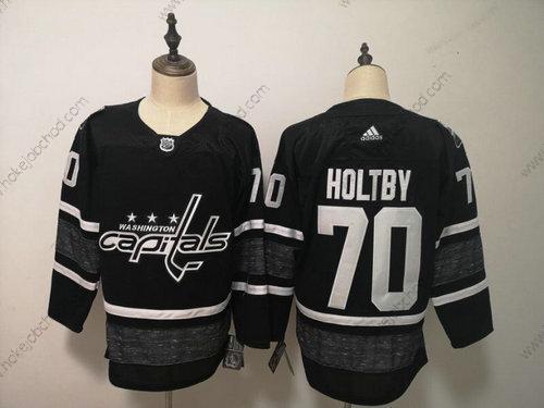 Adidas Muž Capitals 70 Braden Holtby Černá 2019 NHL All-Star Game Parley Autentické Hráč Dres