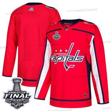 Adidas Muž Capitals Prázdný Červené Domácí Autentické 2018 Stanley Cup Final Sešitý NHL Dres