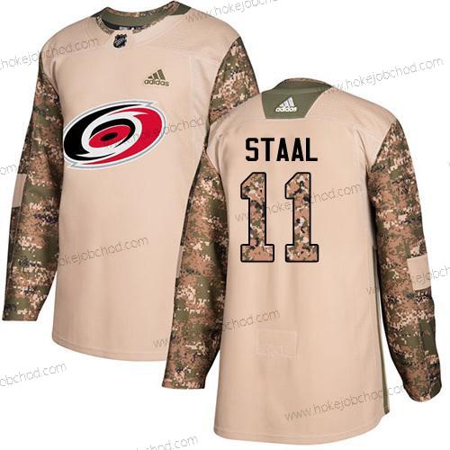 Adidas Muž Carolina Hurricanes #11 Jordan Staal Camo Autentické 2017 Veterans Day Sešitý NHL Dres