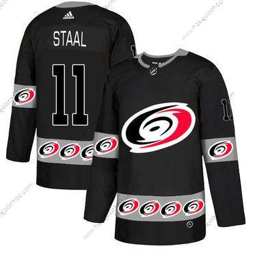 Adidas Muž Carolina Hurricanes #11 Jordan Staal Černá Tým Logos Dres