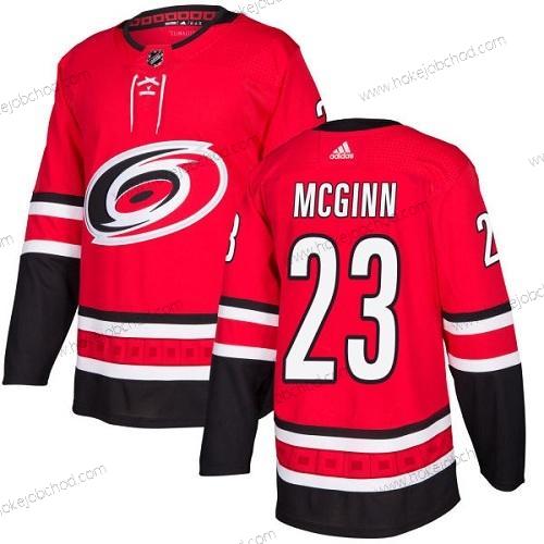 Adidas Muž Carolina Hurricanes #23 Brock Mcginn Červené Domácí Autentické Sešitý NHL Dres