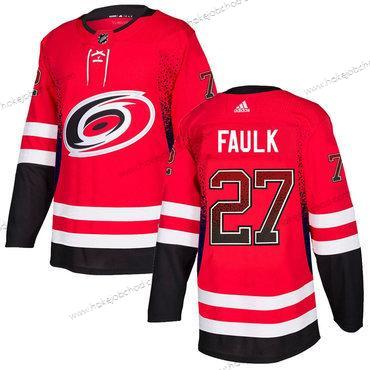 Adidas Muž Carolina Hurricanes #27 Justin Faulk Červené Dres