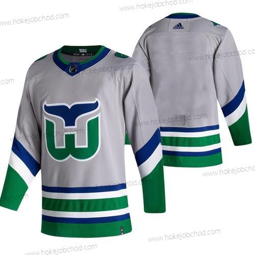 Adidas Muž Carolina Hurricanes Prázdný Šedá 2020-21 Obrácený Retro Náhradní NHL Dres