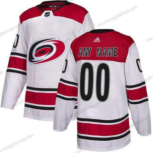 Adidas Muž Carolina Hurricanes Přizpůsobené NHL Autentické Bílý Dres