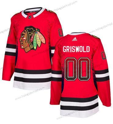 Adidas Muž Chicago Blackhawks #00 Clark Griswold Červené Dres