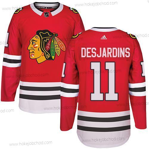 Adidas Muž Chicago Blackhawks #11 Andrew Desjardins Červené Domácí Autentické Sešitý NHL Dres