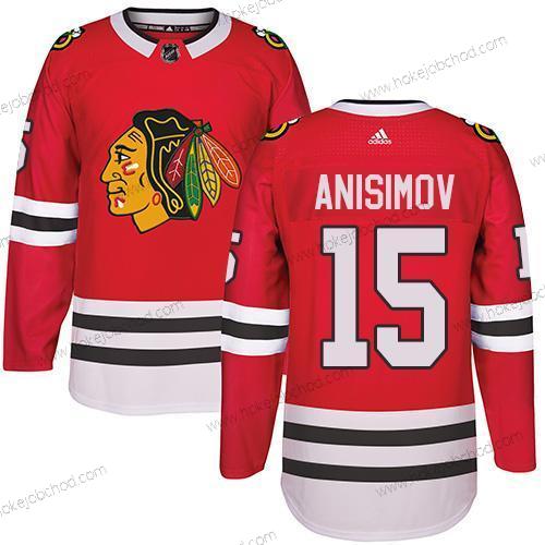 Adidas Muž Chicago Blackhawks #15 Artem Anisimov Červené Domácí Autentické Sešitý NHL Dres