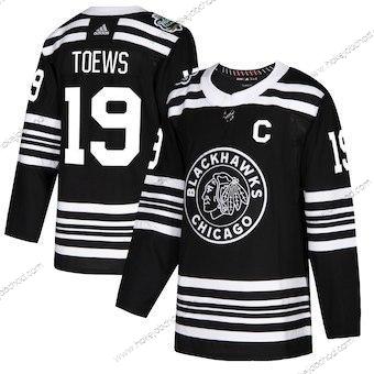 Adidas Muž Chicago Blackhawks #19 Jonathan Toews Černá 2019 Zimní Klasický Autentické Hráč Dres