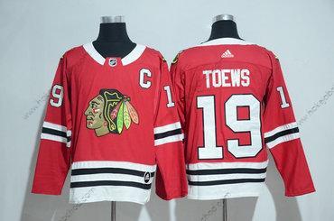 Adidas Muž Chicago Blackhawks #19 Jonathan Toews Červené Domácí Autentické Sešitý NHL Dres