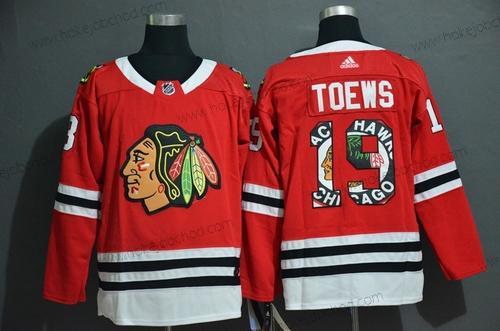 Adidas Muž Chicago Blackhawks #19 Jonathan Toews New Červené Sešitý NHL Dres