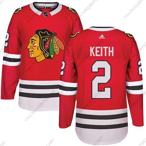 Adidas Muž Chicago Blackhawks #2 Duncan Keith Červené Domácí Autentické Sešitý NHL Dres