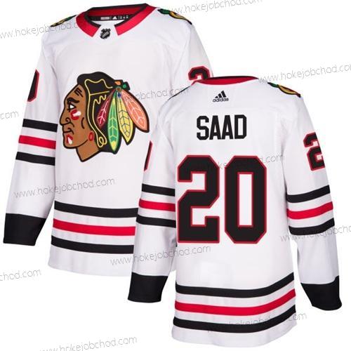 Adidas Muž Chicago Blackhawks #20 Brandon Saad Bílý Road Autentické Sešitý NHL Dres