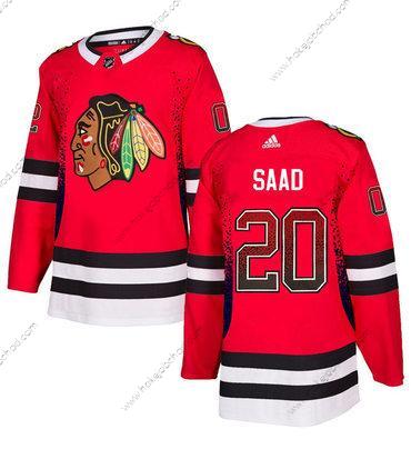 Adidas Muž Chicago Blackhawks #20 Brandon Saad Červené Dres