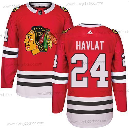 Adidas Muž Chicago Blackhawks #24 Martin Havlat Červené Domácí Autentické Sešitý NHL Dres