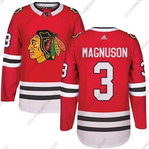 Adidas Muž Chicago Blackhawks #3 Keith Magnuson Červené Domácí Autentické Sešitý NHL Dres