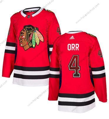 Adidas Muž Chicago Blackhawks #4 Bobby Orr Červené Dres