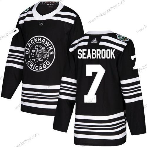 Adidas Muž Chicago Blackhawks #7 Brent Seabrook Černá Autentické 2019 Zimní Klasický Sešitý NHL Dres