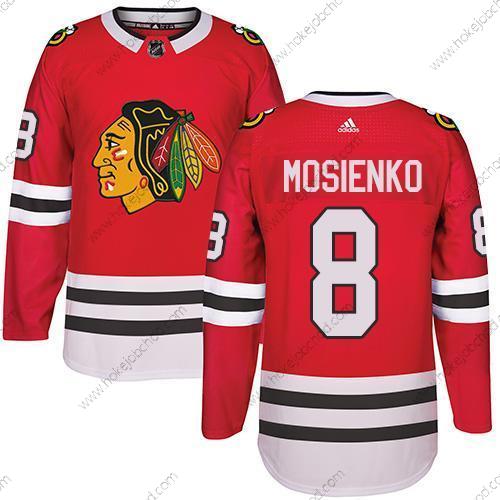 Adidas Muž Chicago Blackhawks #8 Bill Mosienko Červené Domácí Autentické Sešitý NHL Dres