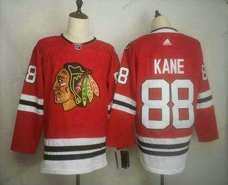 Adidas Muž Chicago Blackhawks #88 Patrick Kane Domácí Autentické Červené Hráč Dres