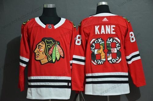 Adidas Muž Chicago Blackhawks #88 Patrick Kane New Červené Sešitý NHL Dres