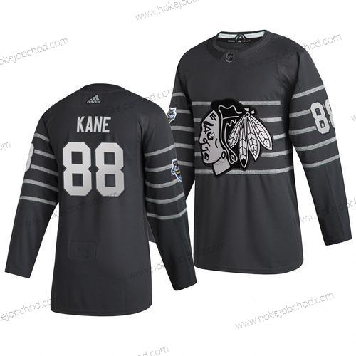 Adidas Muž Chicago Blackhawks #88 Patrick Kane Šedá 2020 NHL All-Star Game Dres