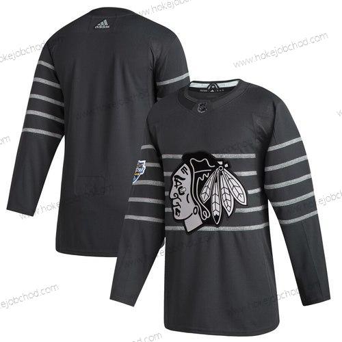 Adidas Muž Chicago Blackhawks Prázdný Šedá 2020 NHL All-Star Game Dres