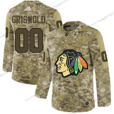 Adidas Muž Chicago Blackhawks Přizpůsobené Camo Dres