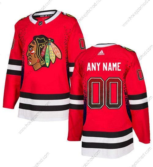 Adidas Muž Chicago Blackhawks Přizpůsobené Červené Dres