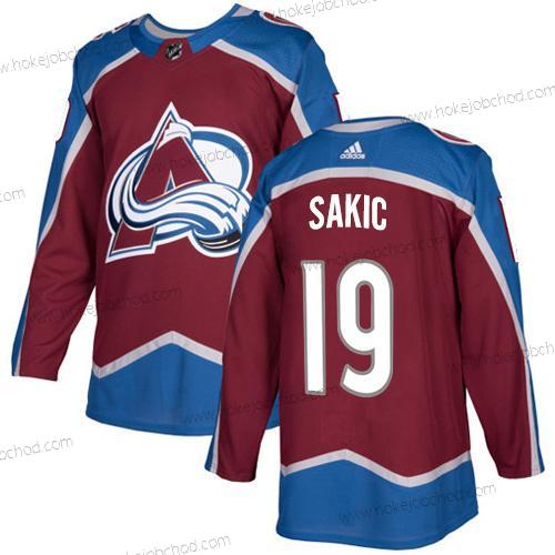 Adidas Muž Colorado Avalanche #19 Joe Sakic Domácí Červené Autentické Sešitý NHL Dres