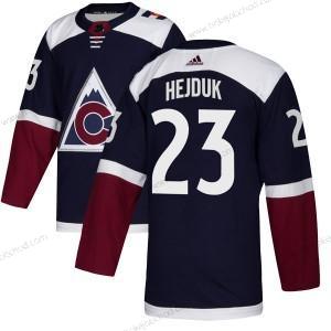 Adidas Muž Colorado Avalanche #23 Milan Hejduk Autentické Náhradní Námořnictvo Dres