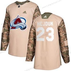 Adidas Muž Colorado Avalanche #23 Milan Hejduk Autentické Veterans Day Tréninkový Camo Dres