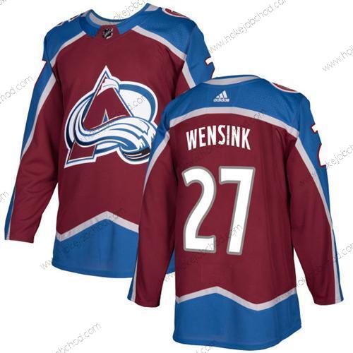 Adidas Muž Colorado Avalanche #27 John Wensink Domácí Červené Autentické Sešitý NHL Dres