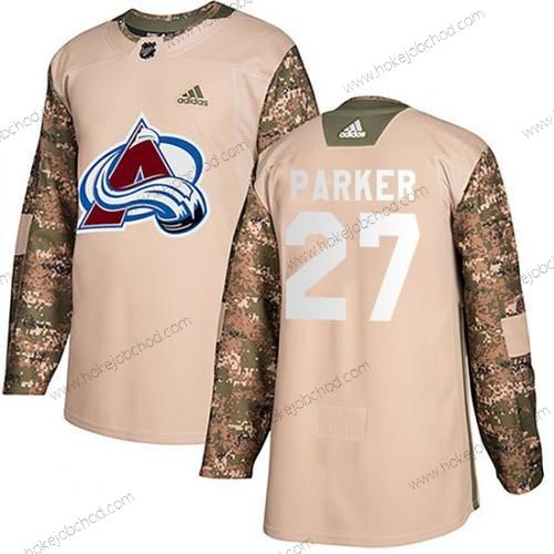 Adidas Muž Colorado Avalanche #27 Scott Parker Autentické Veterans Day Tréninkový Camo Dres