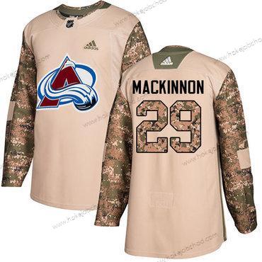 Adidas Muž Colorado Avalanche #29 Nathan Mackinnon Camo Autentické 2017 Veterans Day Sešitý NHL Dres