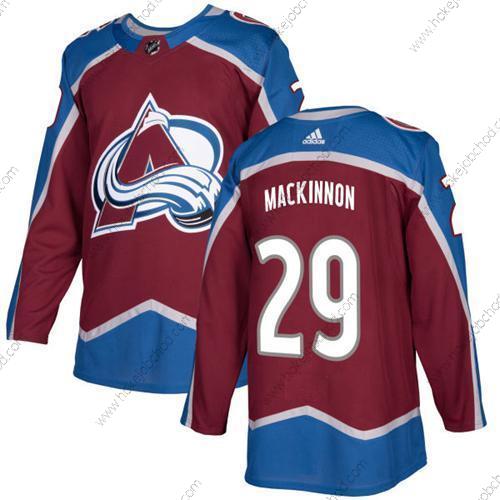 Adidas Muž Colorado Avalanche #29 Nathan Mackinnon Domácí Červené Autentické Sešitý NHL Dres