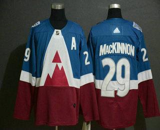 Adidas Muž Colorado Avalanche #29 Nathan Mackinnon Modrý 2020 Stadium Series Sešitý NHL Dres