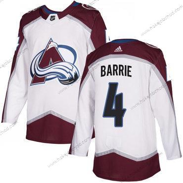 Adidas Muž Colorado Avalanche #4 Tyson Barrie Bílý Venkovní Autentické Sešitý NHL Dres