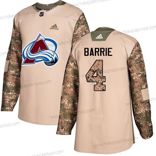 Adidas Muž Colorado Avalanche #4 Tyson Barrie Camo Autentické 2017 Veterans Day Sešitý NHL Dres