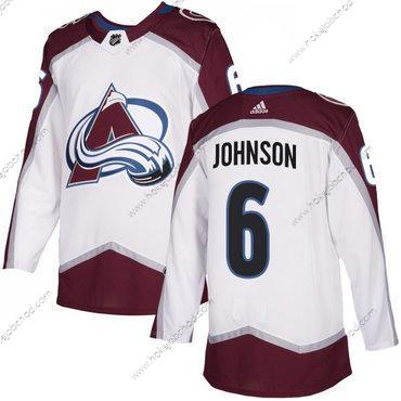 Adidas Muž Colorado Avalanche #6 Erik Johnson Bílý Venkovní NHL Dres