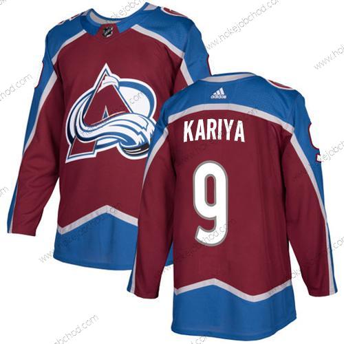 Adidas Muž Colorado Avalanche #9 Paul Kariya Domácí Červené Autentické Sešitý NHL Dres