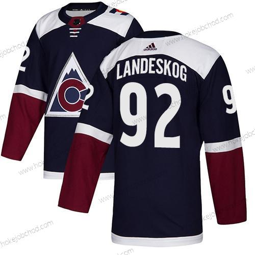 Adidas Muž Colorado Avalanche #92 Gabriel Landeskog Námořnictvo Modrý Autentické Sešitý NHL Dres