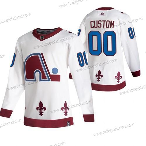 Adidas Muž Colorado Avalanche Přizpůsobené Bílý 2020-21 Náhradní Autentické Hráč NHL Dres