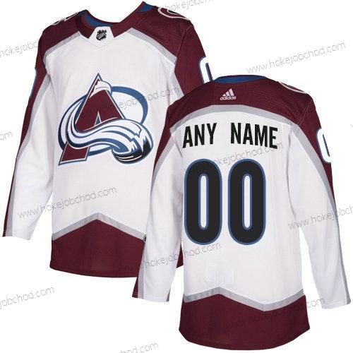 Adidas Muž Colorado Avalanche Přizpůsobené NHL Autentické Bílý Dres