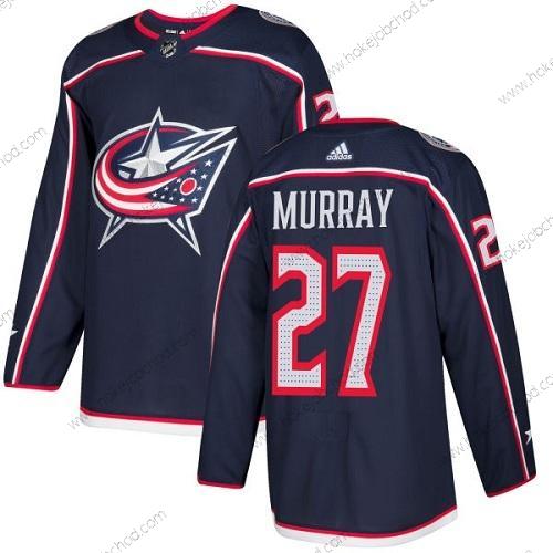 Adidas Muž Columbus Blue Jackets #27 Ryan Murray Námořnictvo Modrý Domácí Autentické Sešitý NHL Dres