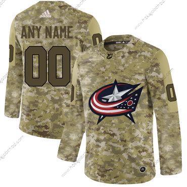 Adidas Muž Columbus Blue Jackets Přizpůsobené Camo Dres