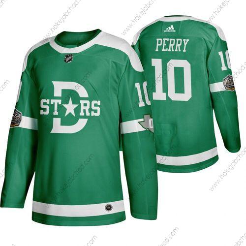 Adidas Muž Dallas Stars 10 Corey Perry Zelená 2020 Zimní Klasický Dres